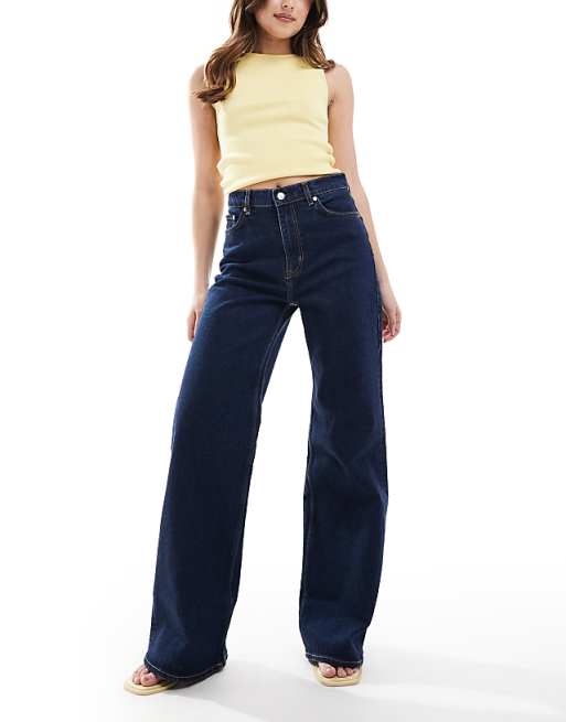 dark-blue-high-waist-wide-leg-denim-jeans